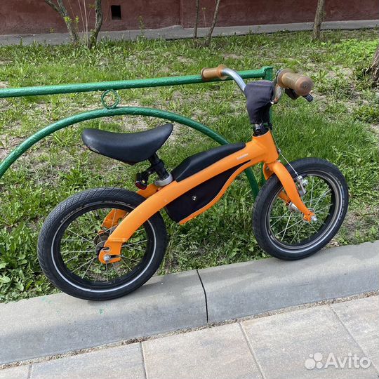 Детский велосипед беговел BMW оранжевый
