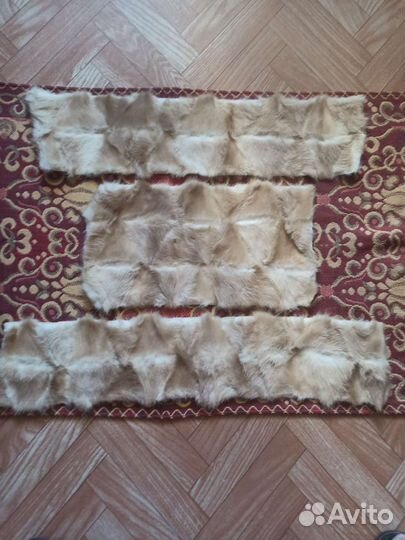 Шкурки норки цвет жемчужный