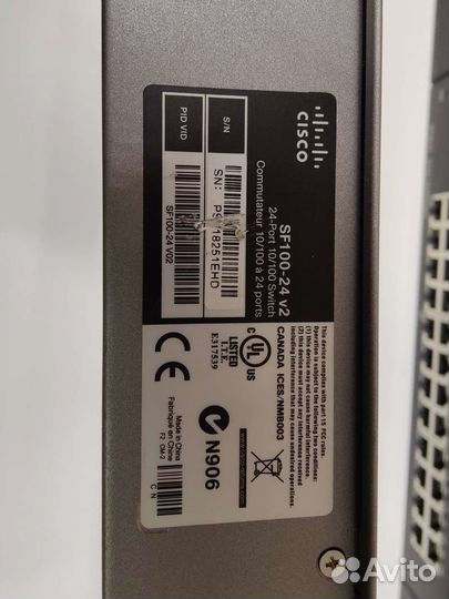 Коммутатор Cisco SF100-24