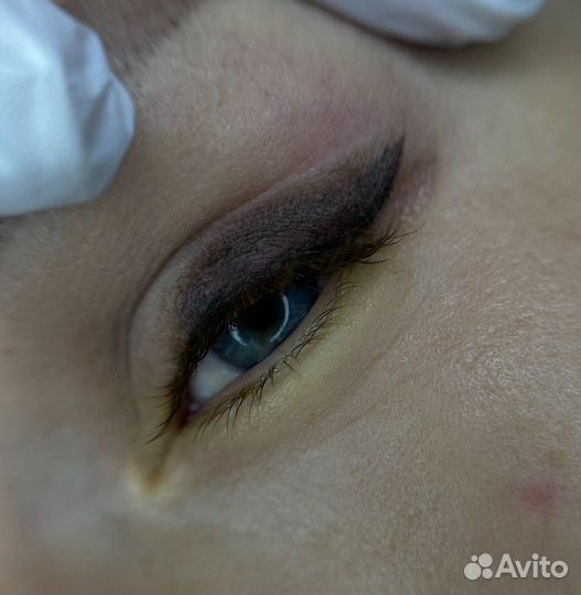 Перманентный макияж татуаж бровей