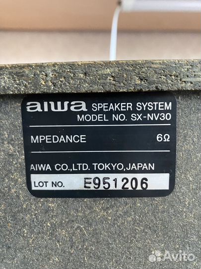 Колонка Aiwa, Panasonic,Sony от муз центра