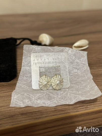 Серьги ракушки из Великобритании