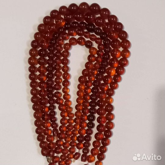 Янтарные бусы винтаж СССР