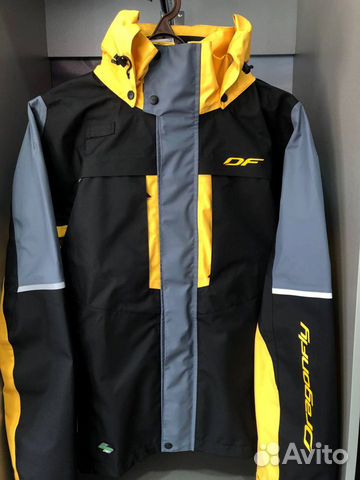 Мембранная куртка Quad Pro black-yellow 2021