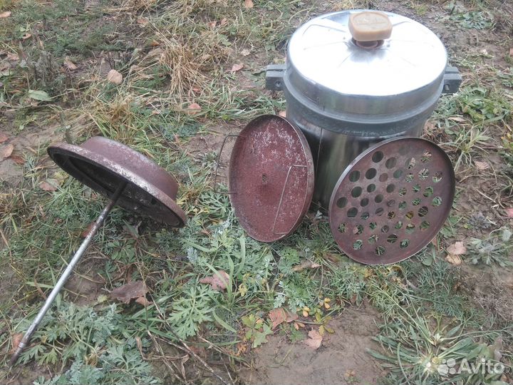 Коптилка горячего копчения из нержавейки