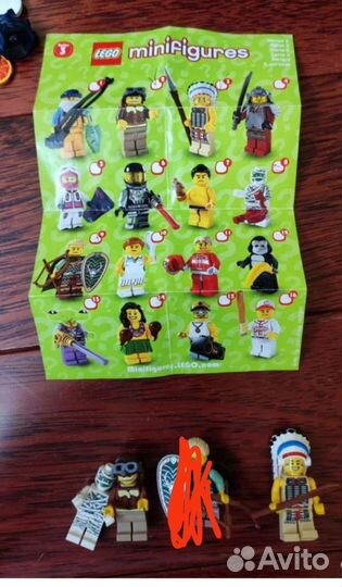 Lego минифигурки из 3 серии