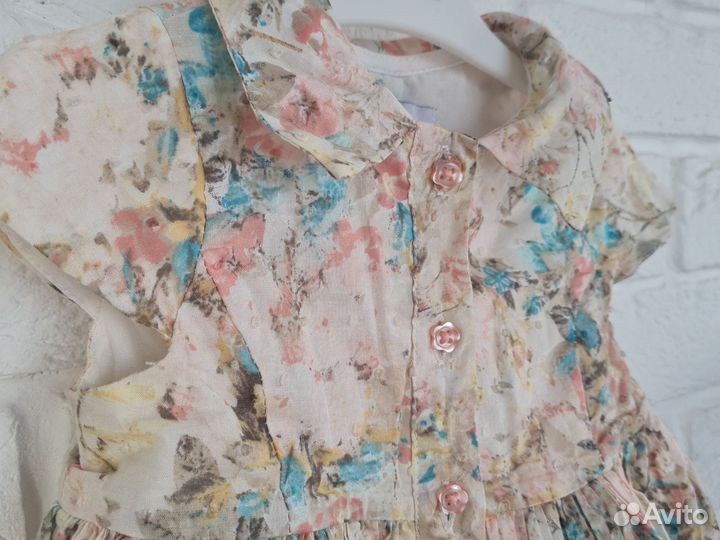 Нарядное платье для девочки+туфли