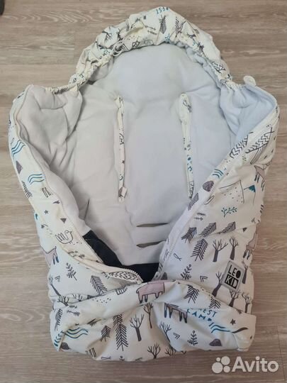 Зимний конверт в коляску leokid до 3хлет