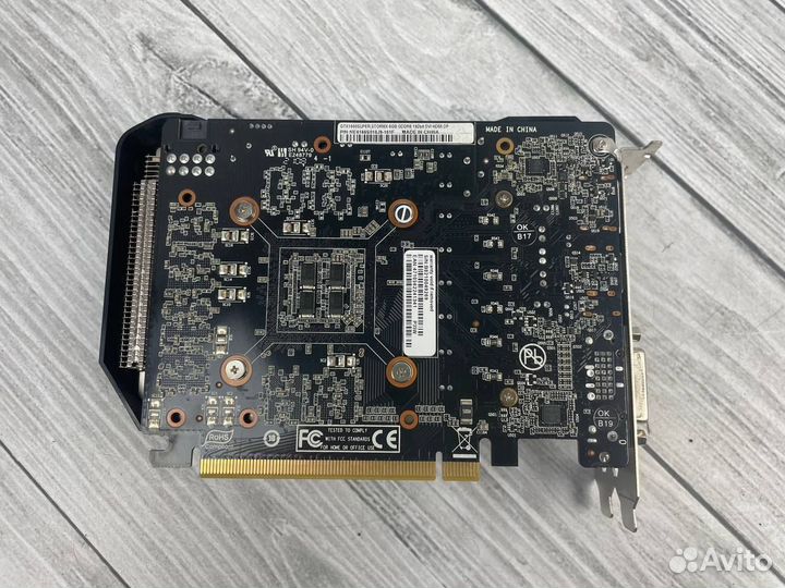 Видеокарта Palit GeForce GTX 1660 super stormx OC
