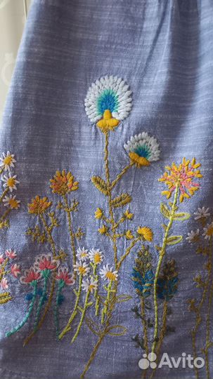 Платье 98 Next с вышивкой