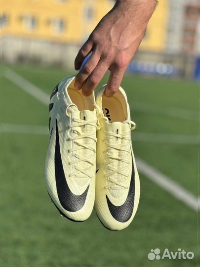 Бутсы Nike Mercurial yellow