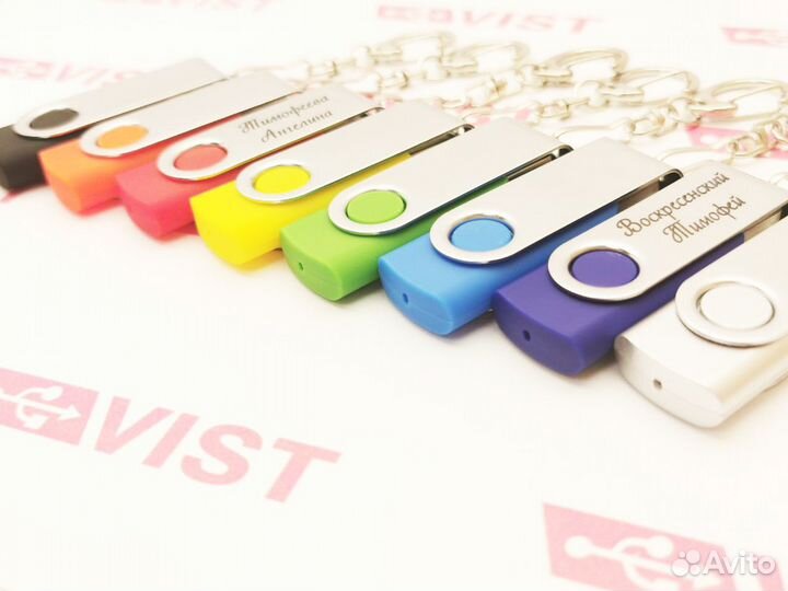 Флешки с гравировкой логотипа на заказ PL134