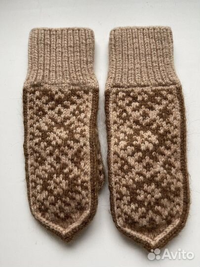 Варежки вязанные женские / детские ручной работы