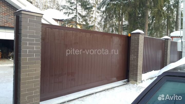 Откатные ворота 4,5 метра