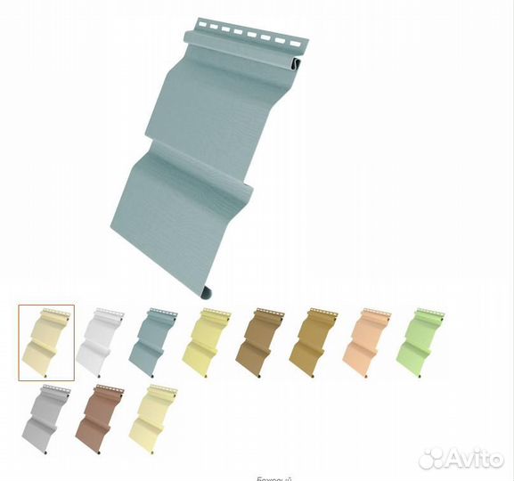 Сайдинг, Фасадные панели