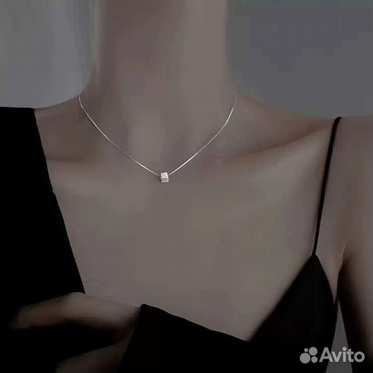Серебряное колье