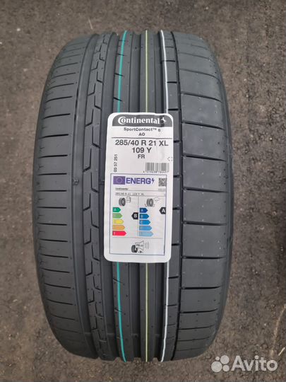 Continental SportContact 6 285/40 R21 109Y