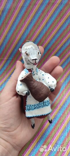 Мама-Коза ватная игрушка