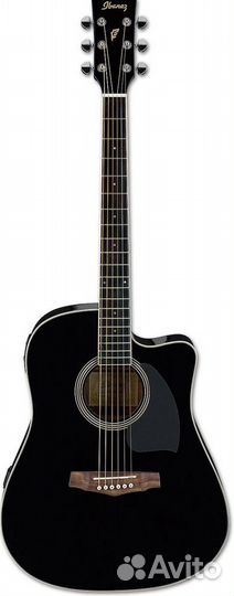Электроакустическая гитара Ibanez PF15CE-BK