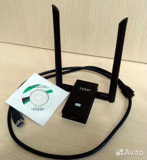 USB 3.0 WiFi адаптер edup 1200 Мбит/с 2.4/5ггц