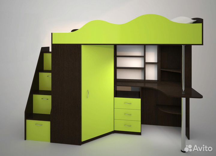 Детская кровать-чердак