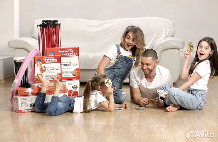 Кабельный тёплый пол daewoo enertec