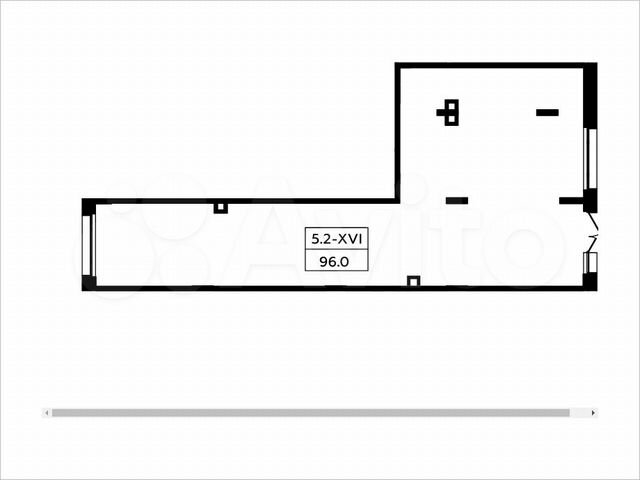 Аренда, торговое помещение, площадь 96 кв.м