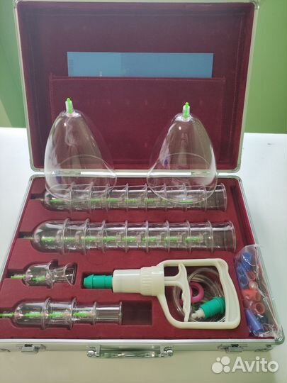 Вакуумные банки для массажа (набор)