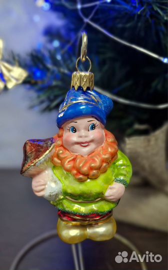 Елочные игрушки из стекла Польша