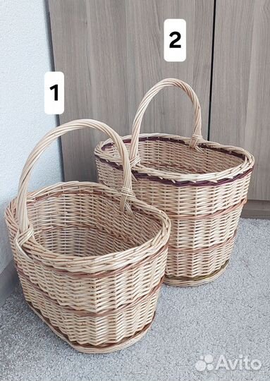 Корзина грибная/ корзина для ягод/корзина плетеная