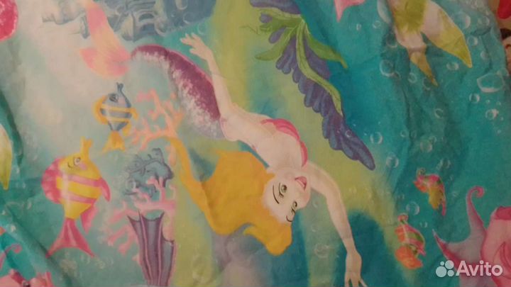 Простыня натяжная и одеяло детское