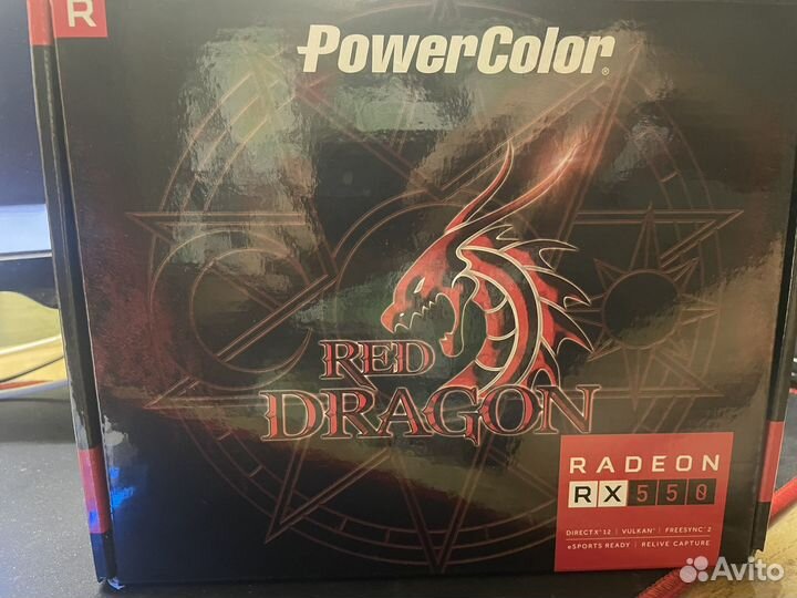 Видеокарта rx 550 2gb
