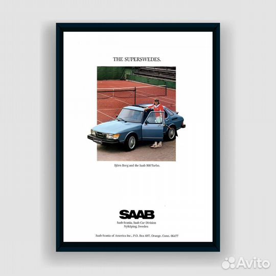Постер Saab (А2)