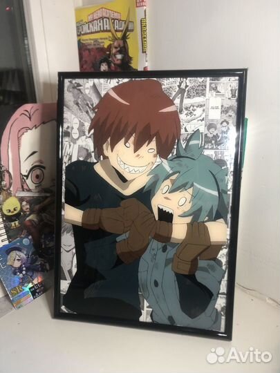 Аниме на стекле / нагиса и карма / класс убийц