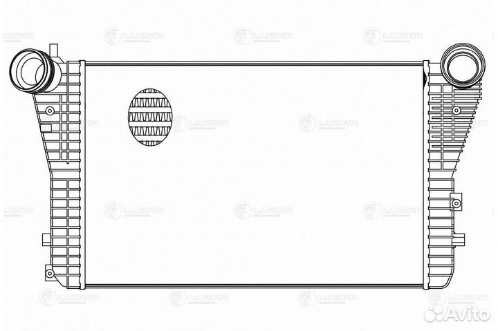 Luzar lric18N5 онв радиатор интеркулера для ам VW