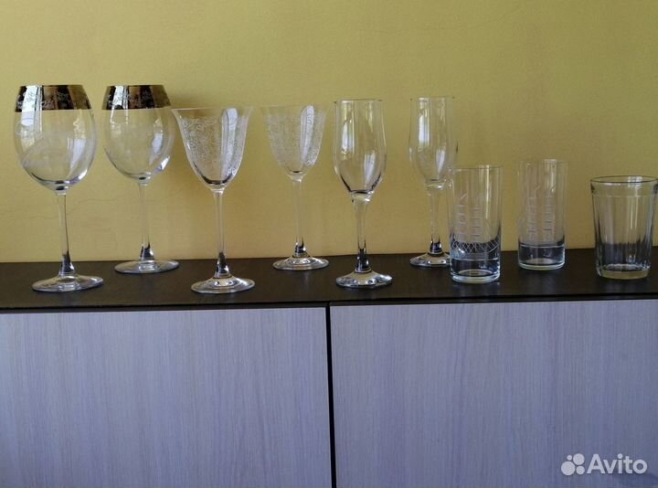 Свадебные фужеры (полный комплект)