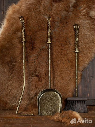 Каминная подставка с шампурами - Эльбрус