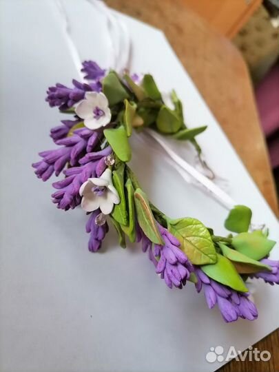 Ободок ручной работы для волос