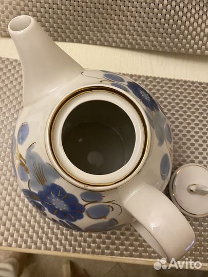 Чайник фарфоровый СССР доливочный