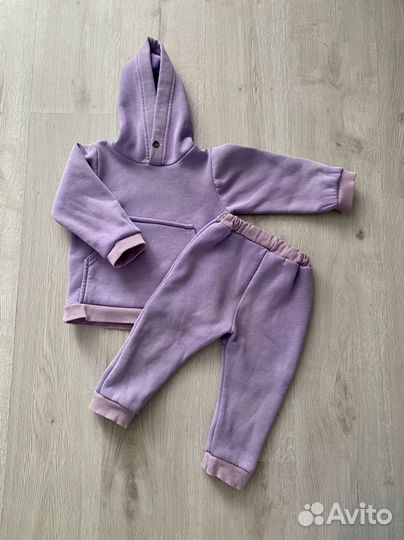 Флисовый костюм для девочки