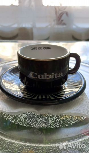 Чашка с блюдцем Cubita