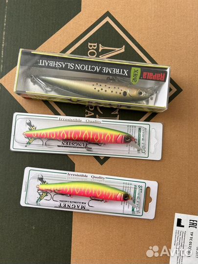 Megabass, Rapala,Duel, Golden Mean,strike pro от