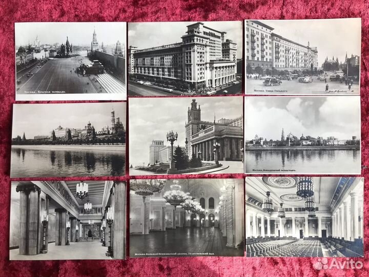 Фото-открытки СССР Москва Одесса 50-х малый тираж