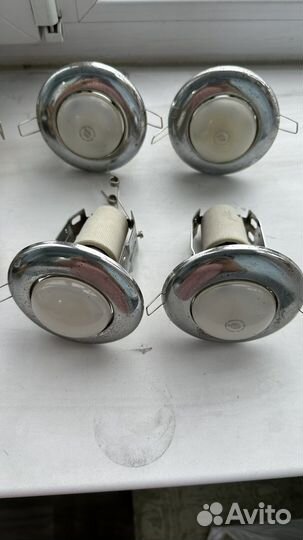 Точечные встраиваемые светильники б/у