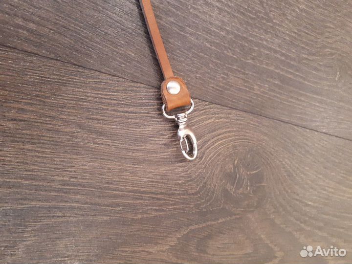 Поводок 85см, кожа натуральная