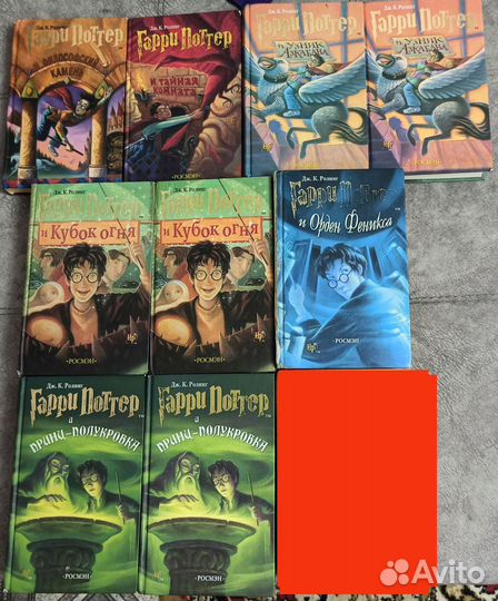 Книги Гарри Поттер оригинал все части
