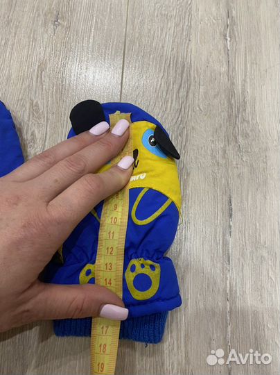 Варежки зимние детские 3 года