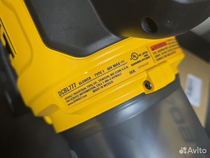 Воздуходувка Dewalt 60V dcbl777B