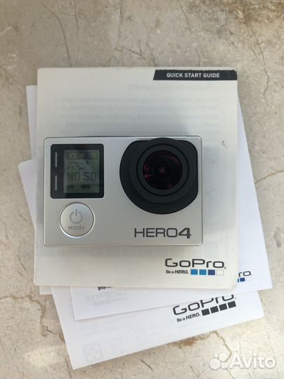 Камера GoPro Hero 4 silver с пультом