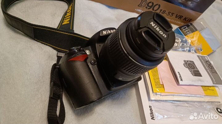 Фотоаппарат nikon d90 + объектив 18-55mm